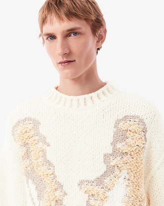 Pull crocodile jacquard Défilé