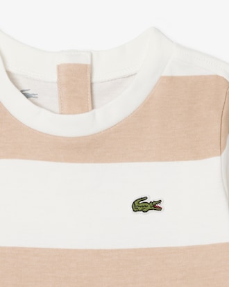 Combinaison layette b&eacute;b&eacute; interlock ray&eacute;e