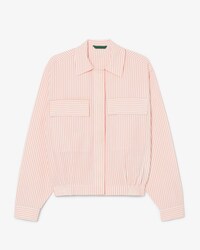 Veste seersucker ray&eacute;e