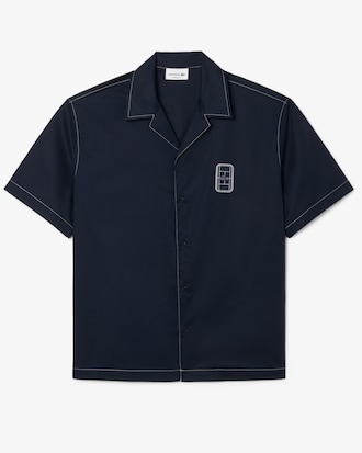 Chemise manches courtes coton relaxed fit