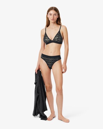 Brassi&egrave;re triangle dentelle sigl&eacute;e