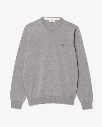 Pull en laine mérinos col rond