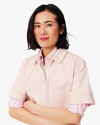 Polo oversize en denim