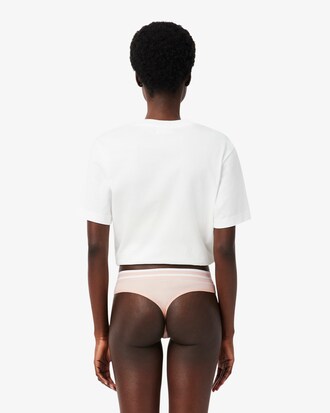 String coton ceinture ray&eacute;e