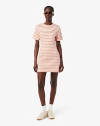 Robe t-shirt coton rayures