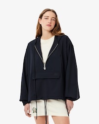 Vareuse oversize en laine mélangée
