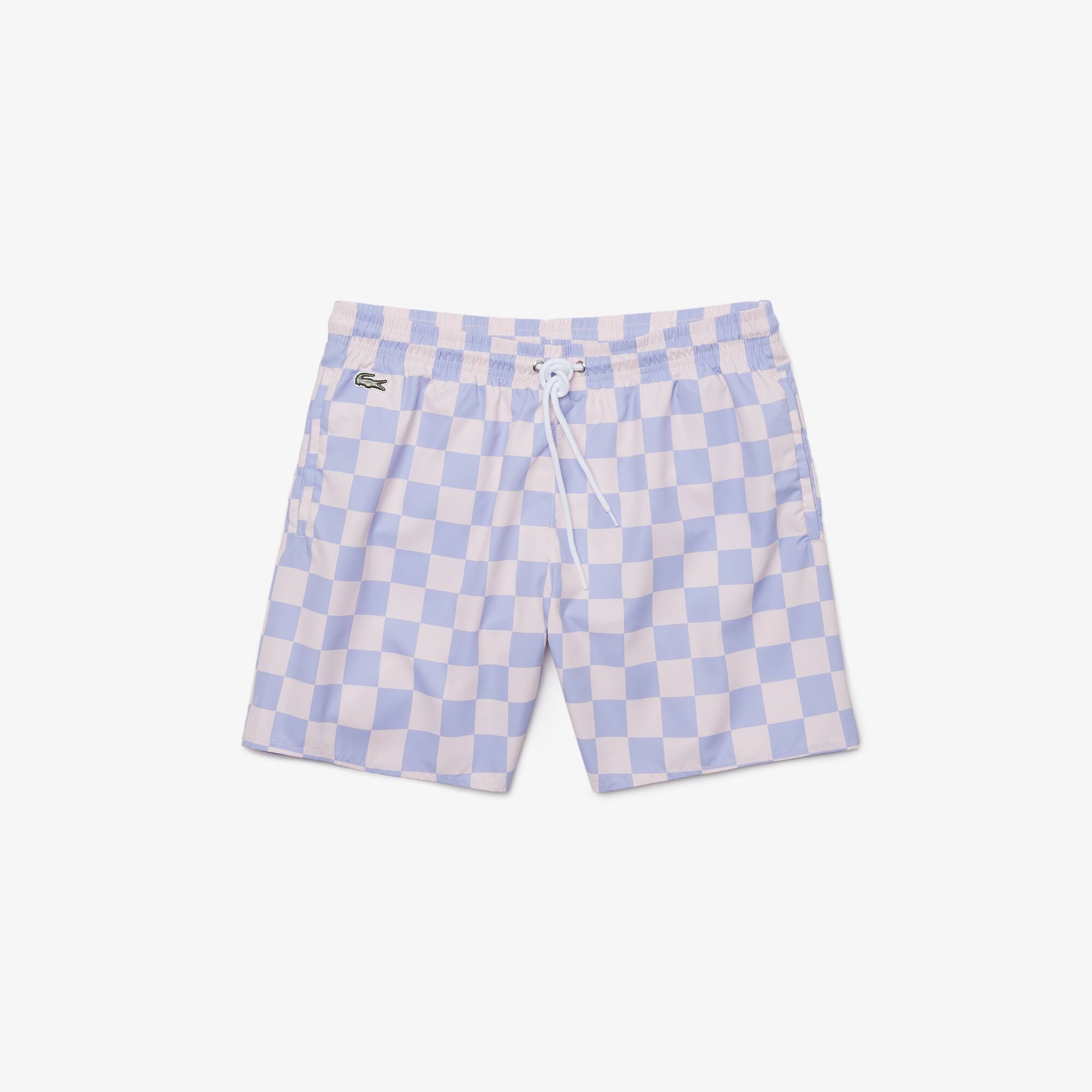 short de bain lacoste rose