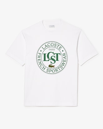 T-shirt loose fit coton épais imprimé