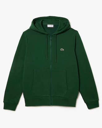 Sweatshirt &agrave; capuche zipp&eacute; molleton