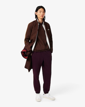 Pantalon de surv&ecirc;tement molleton regular fit