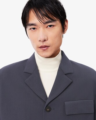 Veste tailleur courte jacquard D&eacute;fil&eacute;