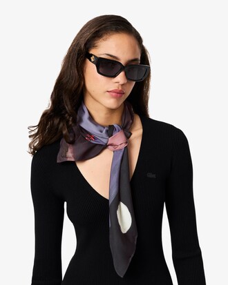 Foulard imprimé paysage