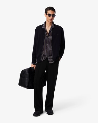 Bomber maille laine mélangée