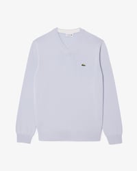 Monochrome Katoenen Sweater met V-hals