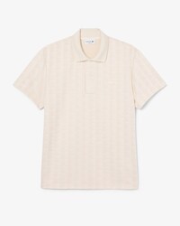 Classic Fit Monogram Jacquard Polohemd