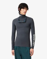 Runway Stretch T-shirt met Print en Hoge Hals