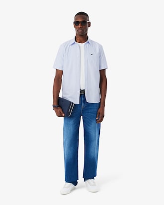 Regular Fit Kortmouwig Oxford Hemd