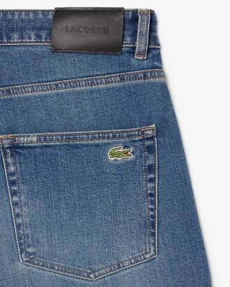 Slim Fit Indigo Jeans met 5 zakken