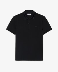 Slim Fit Jacquard Piqu&eacute; Forensen Polohemd met Merk