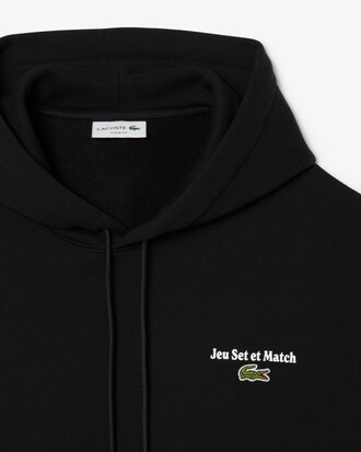 Fleece Hoodie met Multiprint