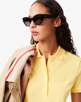Slim Fit Stretch Mini Piqué Polojurk