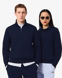 Ge&euml;mbost Sweatshirt met Hoge Hals en Rits