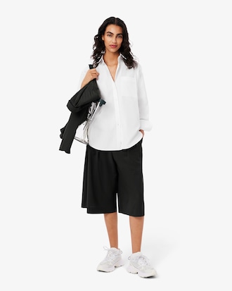 Oversized Katoenen Popeline Hemd