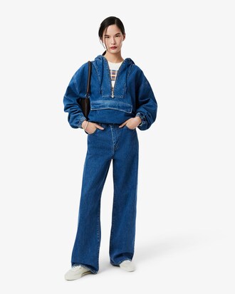 Kortmouwige Geribbelde Gebreide Sweater