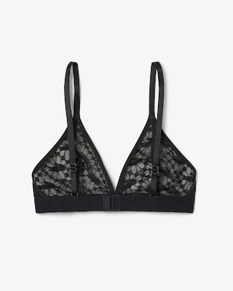 Kanten Driehoeksbralette met Logo