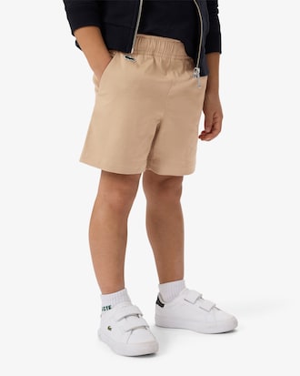 Stretch Chinoshort van Katoenen Keperstof