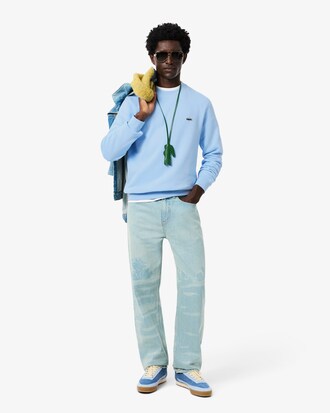 Fleece Sweatshirt met Landschapskrokodil