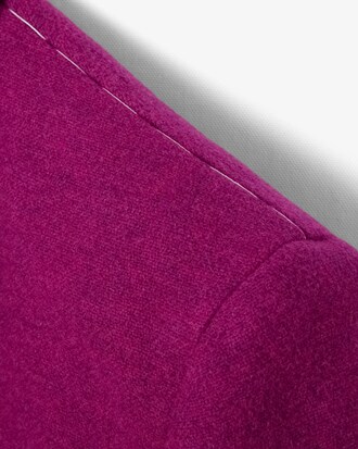 Runway Blazer van Gemarmerde Wol met Dubbele Rij Knopen