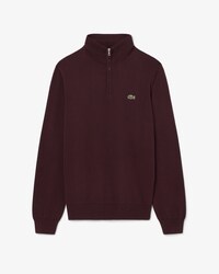Katoenen Sweater met Hoge Hals en Rits