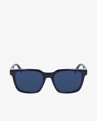 Rechthoekige Bril met Rubberachtige Strepen