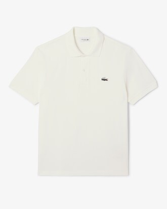 Classic Fit Piqu&eacute; Polo met Landschapskrokodil