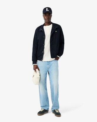 Wafelgebreid Henley T-shirt