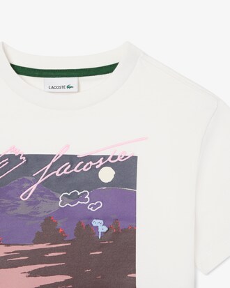 Katoenen T-shirt met Afdruk