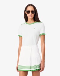 Archiefheruitgave Katoenen Petit Piqu&eacute; T-shirt