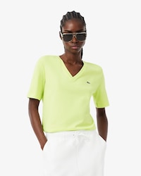 Relaxed Fit Zacht Katoenen T-shirt met V-hals