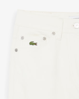 Denim Jeans met Rechte Snit en Hoge Taille