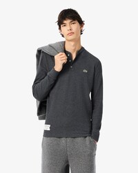 Langmouwig Gebreid T-shirt met Wafelstructuur