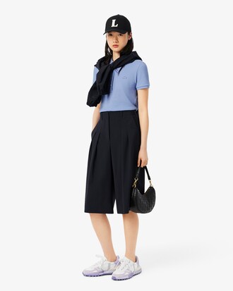 Lacoste-polo dames stretch van katoenpiqu&eacute;