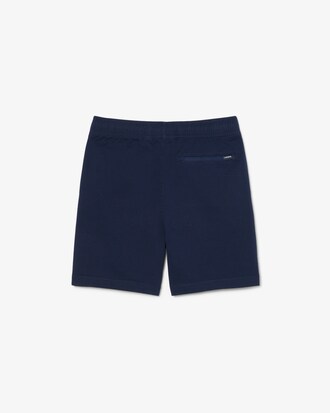 Stretch Chinoshort van Katoenen Keperstof