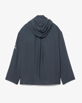 Runway Oversized Hemd met Capuchon en Print