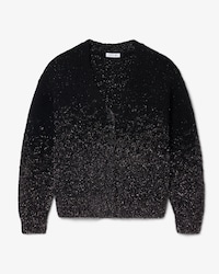 Cardigan van Metallic Ombr&eacute; Jacquard