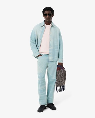 Fleece Sweatshirt met Landschapskrokodil