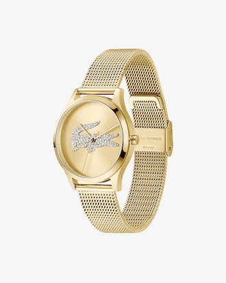 Crocodelle Stalen Horloge