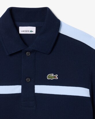 Colourblock Petit Piqu&eacute; Polohemd