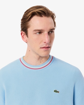 Lichtgewichte Gestreepte Katoenen Cr&ecirc;pe Sweater