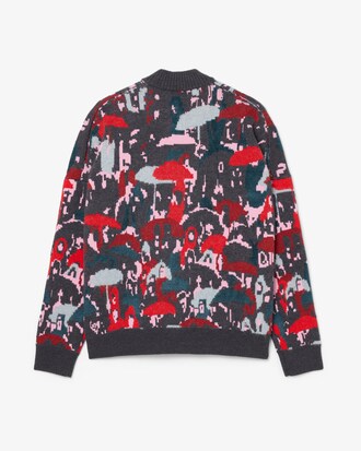 Runway Jacquard Sweater van Gemengde Wol